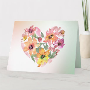 Carte Cœur de Fleur