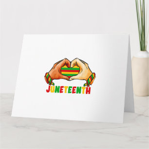 Carte Cœur de Juneteenth