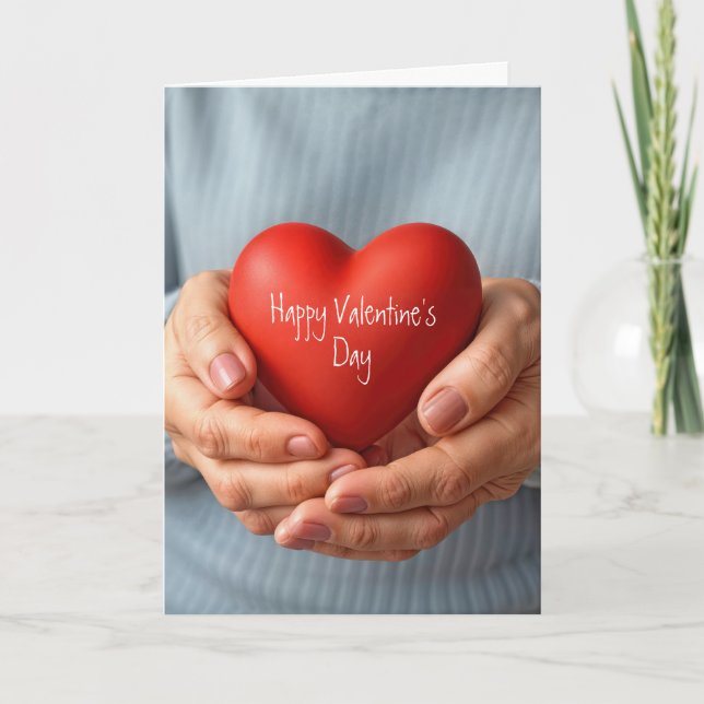 Carte Cœur de la Saint-Valentin de grand-parent (Devant)
