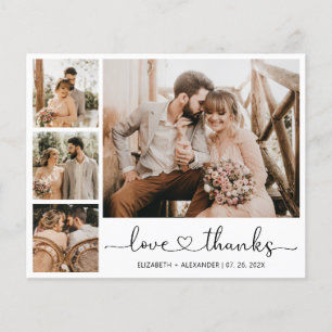 Carte Coeur de Mariage de photo Budget
