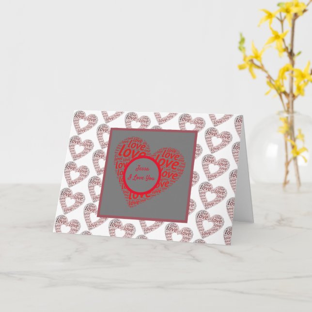 Carte Coeur de proposition de mariage (Fleur jaune)