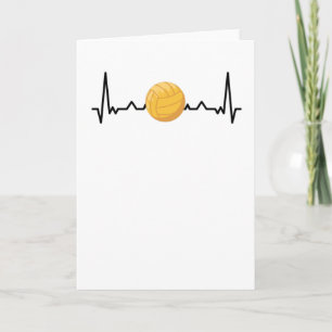 Carte Cœur du water-polo Cadeau pour amateur de water-
