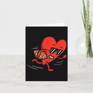 Carte Coeur Jouer Football Valentines Jour Sports Garçon