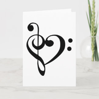 Carte Coeur musical