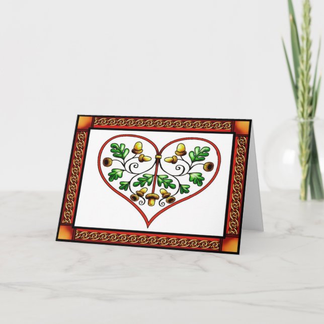 Carte Coeur Oakleaf (Devant)