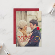 Carte Coeur Plat Happy 5x7