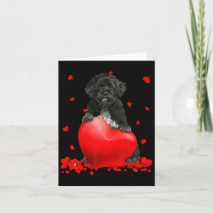 Carte Coeur Portugais de l'eau Chien Amoureux des chiens