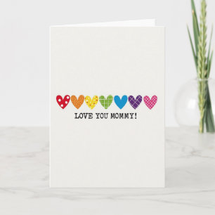 Carte cœur pour maman