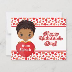 Carte Coeur Saint-Valentin de mignonne Petit Garço