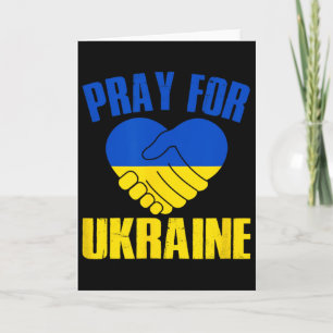 Carte Cœur Ukraine Soutenez l'Ukraine