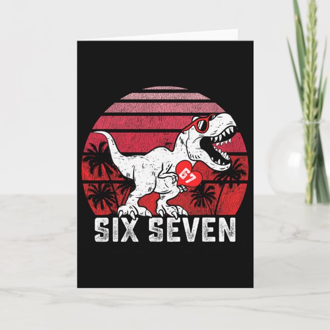 Carte Cœurs 67 Saint Valentin 67 Meme Six Sept 6 7 T- (Devant)