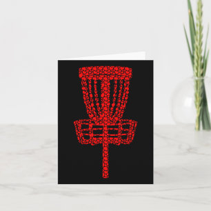 Carte Cœurs De La Saint-Valentin Amoureux De Disc Golf A