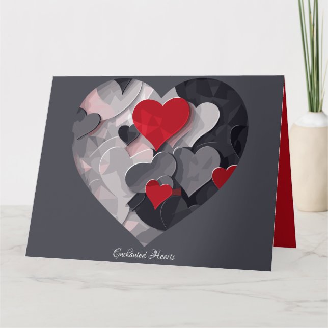 Carte Coeurs enchantés (Devant)