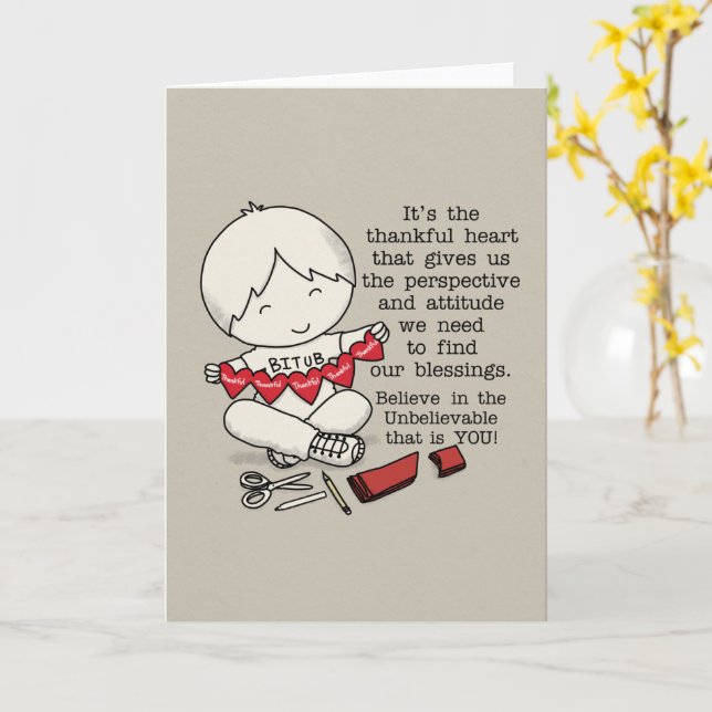 Carte Coeurs généreux (Fleur jaune)