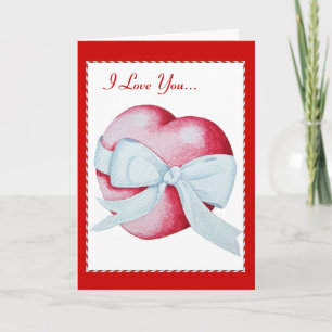 Carte coeurs rouges et arc blanc avec vers d'amour court