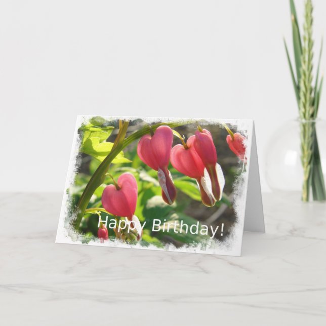 Carte Coeurs saignants d'anniversaire (Devant)