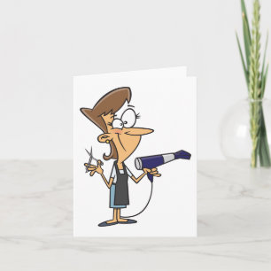 Carte Coiffeur au travail