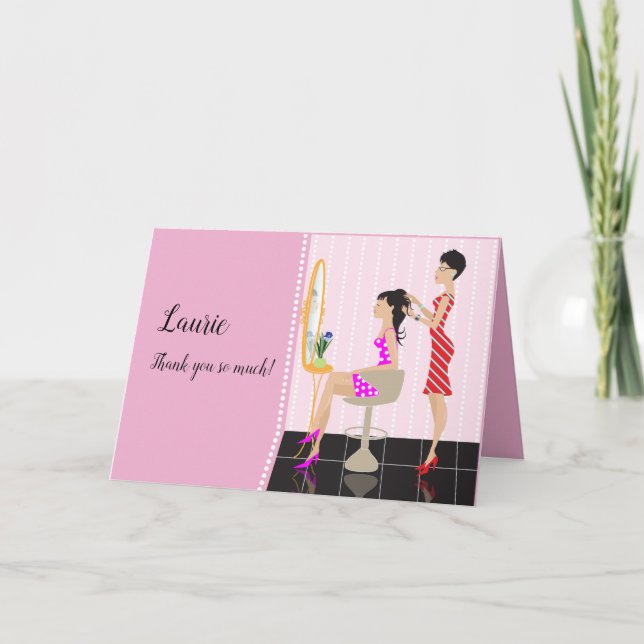 Carte Coiffeur Merci ! (Devant)