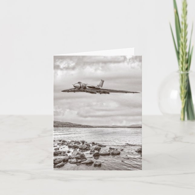 Carte Col final de Vulcan XH558 (Devant)