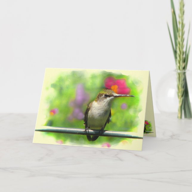 Carte Colibri (Devant)