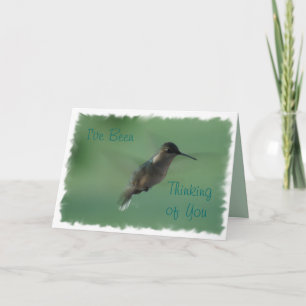 Carte Colibri femelle dans Vol-toute occasion