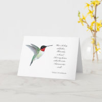 Colibri "L'espérance est"