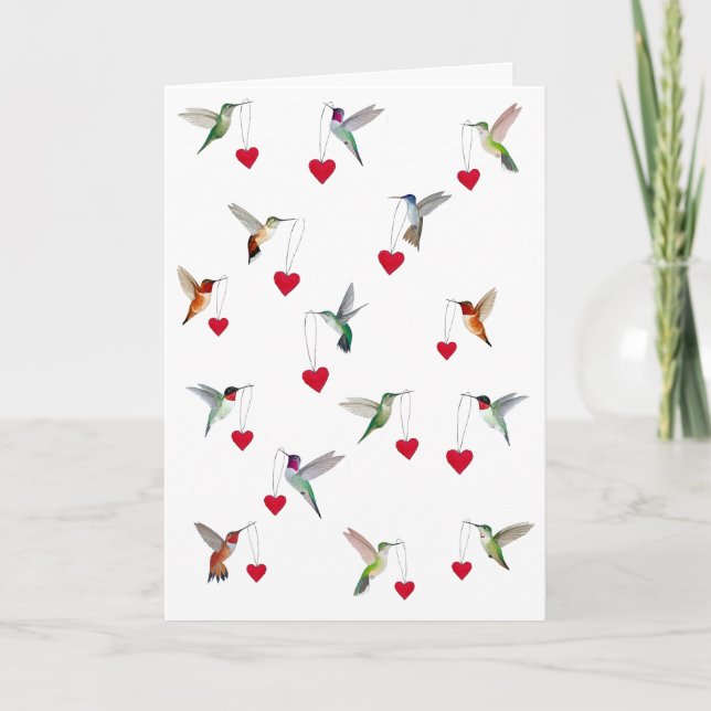 Carte Colibris  (Devant)