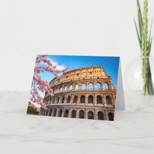 Carte Colisée de Rome Italie Peint