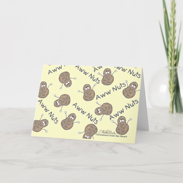 Carte Collage Aww Nuts (Devant)