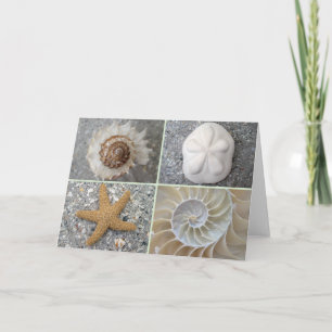 Carte Collage de coquillage