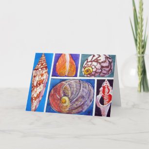 Carte Collage de coquillage