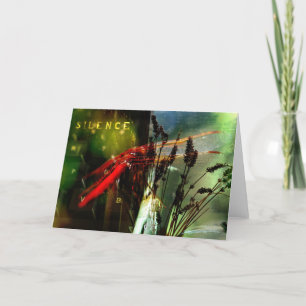 Carte Collage de lavande de Dragonly