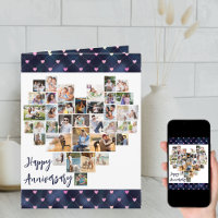 Collage de photos de coeur 36 Pic Love Hearts Anni