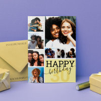Collage de photos de famille jaune amis joyeux ann
