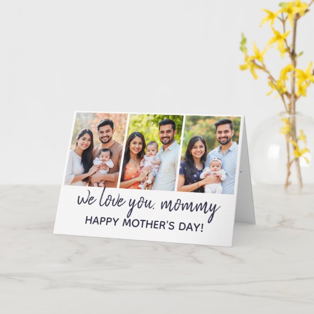 Carte Collage de photos de versets bibliques en typograp (Fleur jaune)