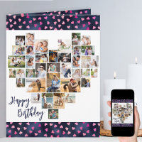 Collage de photos du coeur 36 Pic Love Hearts Anni