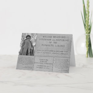 Carte Collage du gouverneur William Bradford