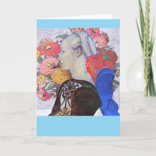 Carte Collage Féerie bleue 2023