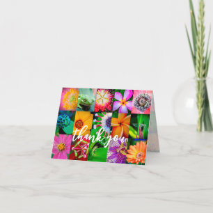 Carte Collage Fleur Jardin Floral Toutes les occasions V
