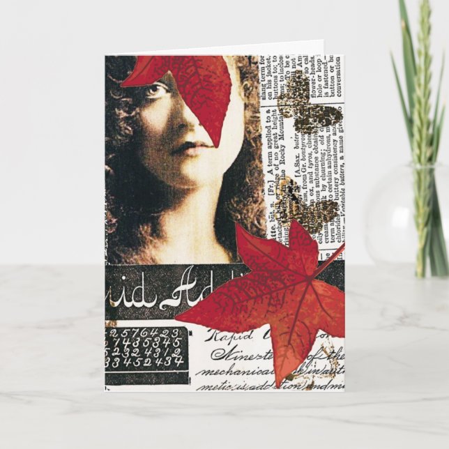 Carte Collage multimédia mixte (Devant)