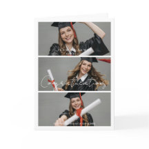 Collage photo de félicitations pour la remise des