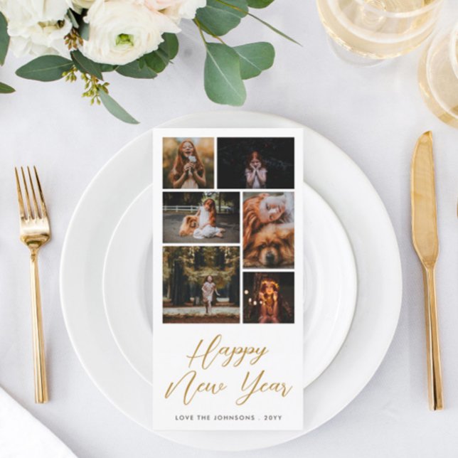 Carte Collage photo de vœux personnalisé (Créateur téléchargé)