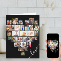 Collage photo Love Heart Happy Anniversary