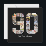 Carte Collage photo numéro 90<br><div class="desc">Ce produit personnalisable est un collage de photos disposées de manière à former la forme d'un nombre. Il est souvent utilisé pour les célébrations de grandes occasions comme les anniversaires, les mariages ou les réalisations, permettant aux utilisateurs de mettre en valeur des images mémorables dans un seul et même visuel...</div>