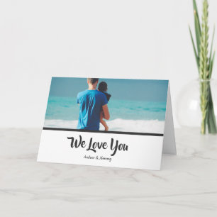 Carte Collage photo personnalisé Happy Fête des pères lo