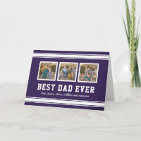 Collage photo Sporty Best Dad Ever couleur modifia