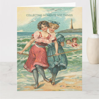 Carte Collecter des moments pas des choses Salutation