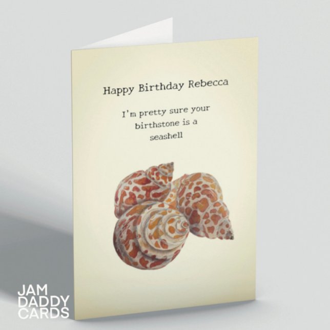 Carte Collectes de coquillages Anniversaire (Créateur téléchargé)
