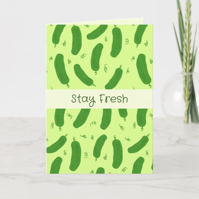 Carte Collection Anniversaire Pickle & Fresh (Devant)