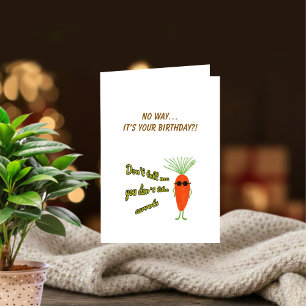Carte Collection Cool Carrot Squad Anniversaire